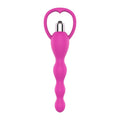 Cadena Anal con Vibración Rosa
