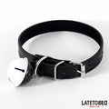 Collar con Cascabel Ajustable Negro