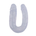 Dildo Doble 14 - 18cm Transparente