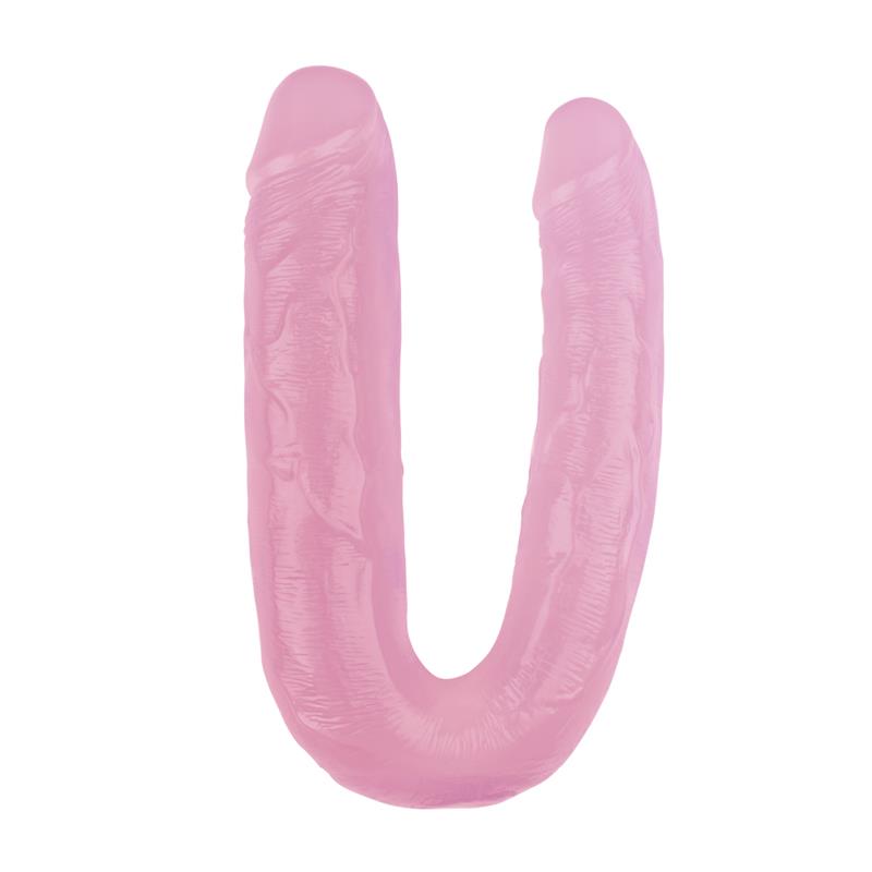 Dildo Doble 17.7 - 22.5cm Rosa