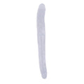 Dildo doble 17.8 - 45cm Transparente