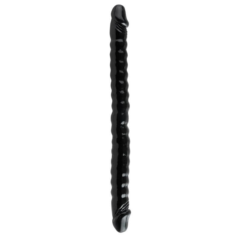 Dildo Doble 45,7 cm Negro