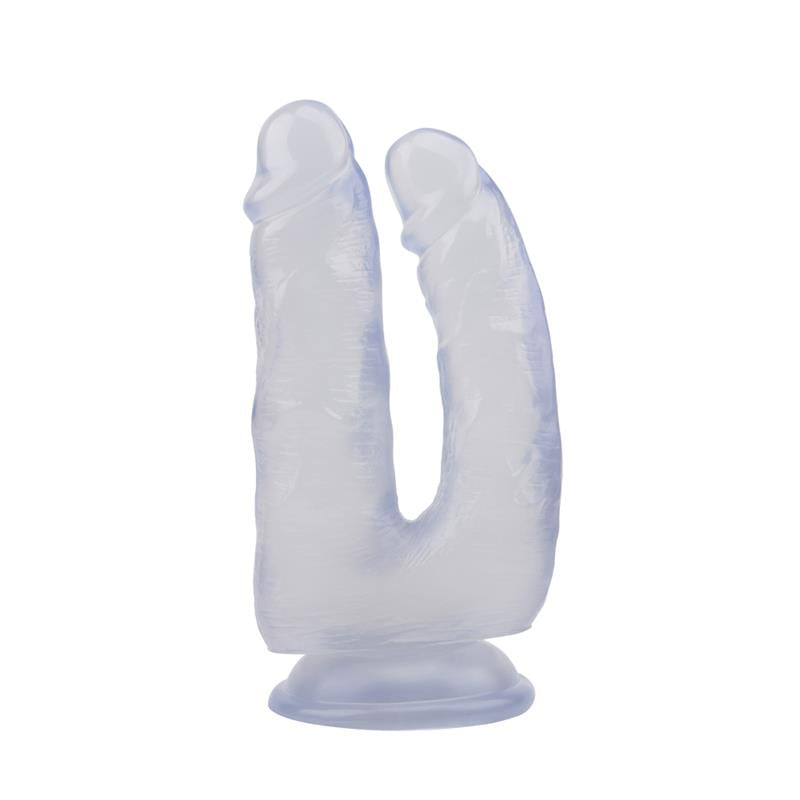 Dildo Doble 6.3 - 18cm Transparente