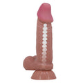 Dildo Realista Piel Deslizante Retractil 8,1