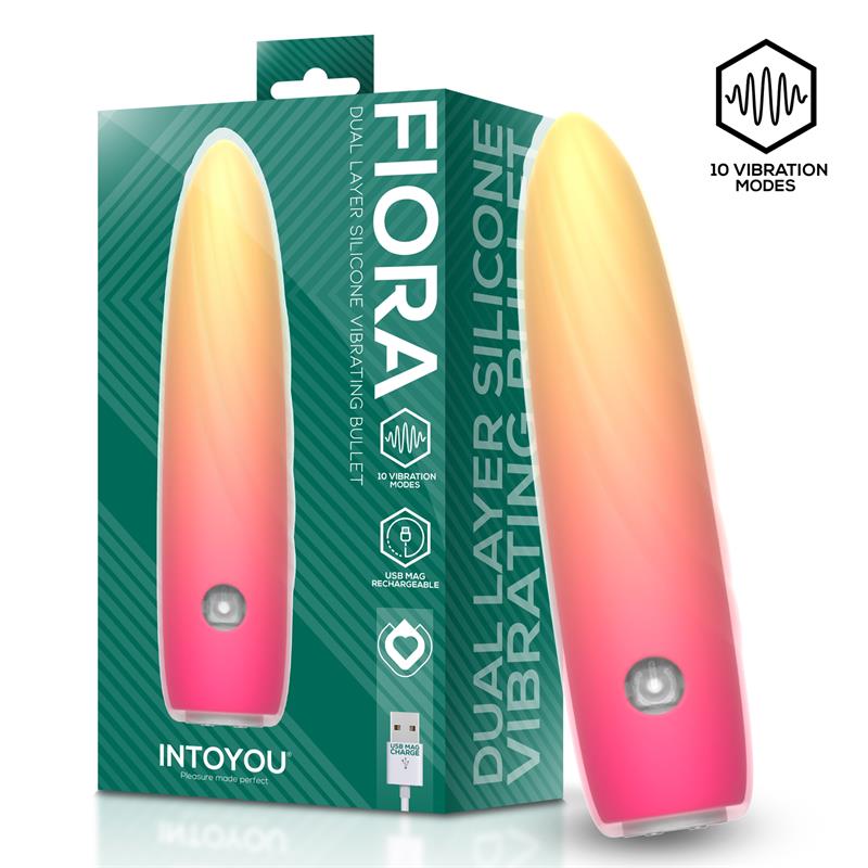 Fiora Bala Vibradora Silicona Doble Capa USB