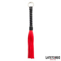 Flogger Mini Rojo y Negro 28cm