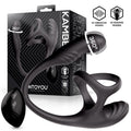 Kamber Plug Anal Vibración y Waving 360º y Estimulador Testículos