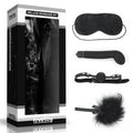 Kit Bondage Deluxe con Vibrador Negro