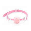 Mordaza Transpirable Ajustable Bola 4,5 cm Rosa