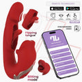 Mouty Vibrador Función Mordisqueo y Flipping con App