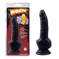 Obsidian Intruder Dildo 7.5 - 18cm Negro