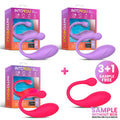Pack 3+1 Bulby Huevo Vibrador con APP