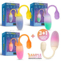 Pack 3+1 NexEgg Vibe Huevo Vibrador Silicona Doble Capa APP