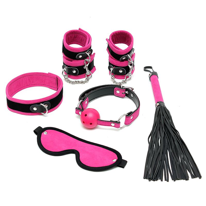 Set de Bondage 6 Piezas Rosa