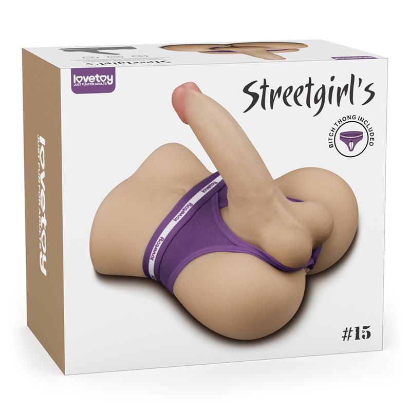 Streetgirls 15 Masturbador con Dildo Articulable