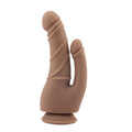 Stripper Dildo Silicona líquida 8.5 - 21.5cm Marrón